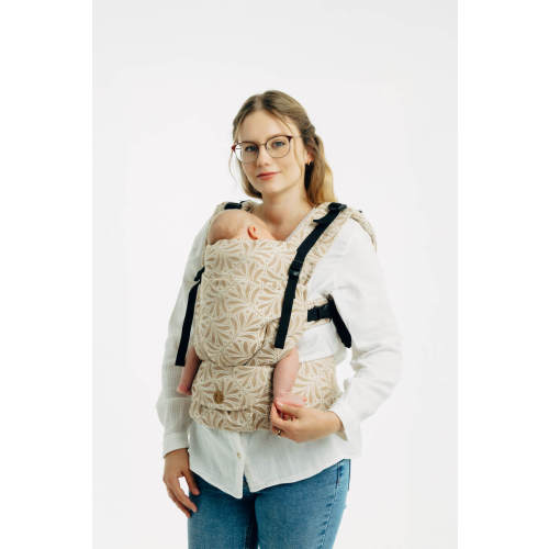 LennyUpGrade PRO Carrier, Standard Size, jacquard weave, 50% cotton, 50% bamboo viscose - INFINITY - GOLDEN HOUR