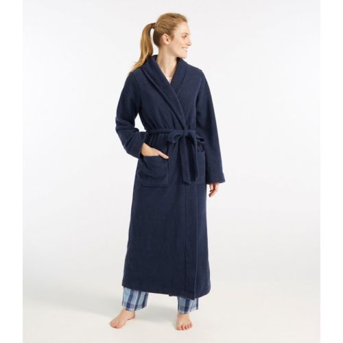 Women's Winter Fleece Robe, Wrap-Front