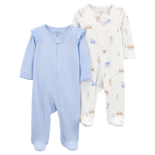 Carter's Child of Mine Baby Sleep 'N Play, 2-Pack, Sizes Preemie-6/9 Months