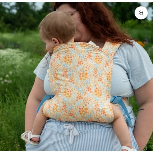 Bloom Lark Baby Carrier - Floral Soft Structured Carrier | hope&plum