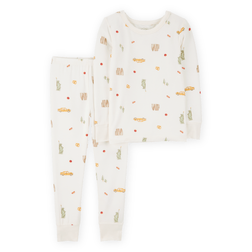 Toddler New York City Print PurelySoft 2-Piece Pajamas - Ivory - Carter's | Carter's