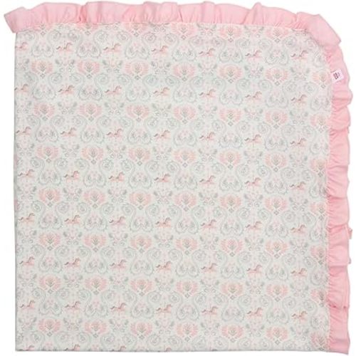 Magnetic Me Modal Soothing Swaddle Blanket | Silky Soft Modal Fabric | Carousel | One Size