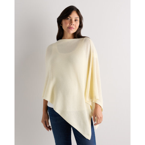 Lightweight Cotton Cashmere Nursing Shawl in Sugar Stone