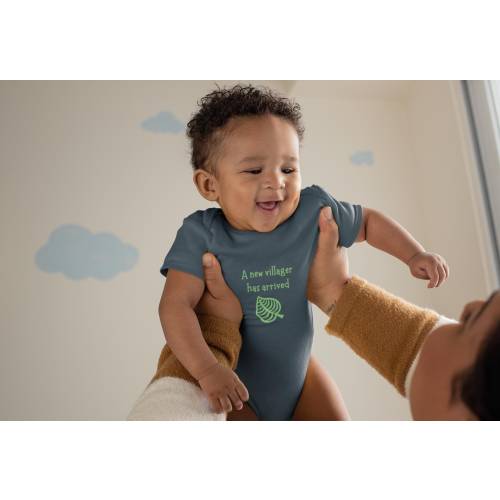 New Villager Bodysuit - Baby - Infant - Baby Shower - Gift - Present - Christmas - Hanukah - Video Games - New Horizons - Animal - Crossing