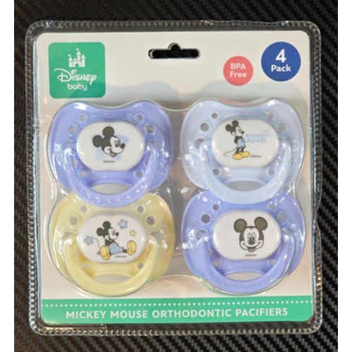 Cudlie Disney Baby Micky Mouse Orthodontic Pacifiers 4 Pack