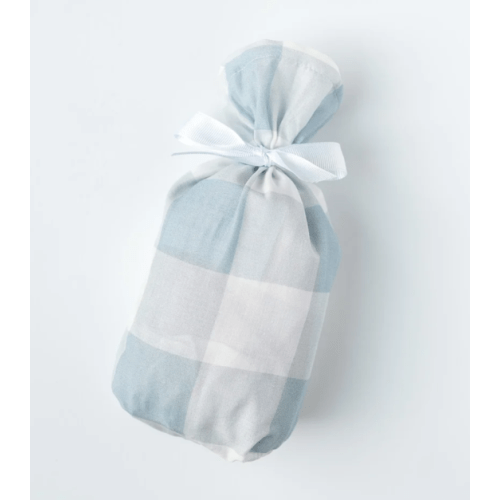 Hospital Bassinet Sheet in Blue Buffalo Check