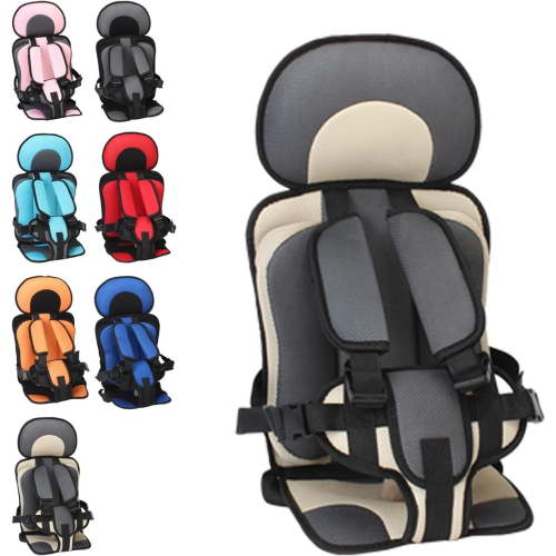 Compact Travel Booster Cushion – Portable Foldable Seat Pad for Car, Golf Cart & Airplane, Lightweight Supportive Foam Chair Riser, Durable Washable Cover(Pink,Small)