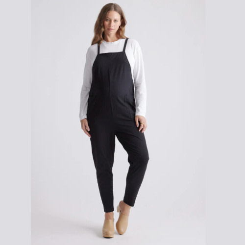 Quince Organic Cotton Maternity Overalls