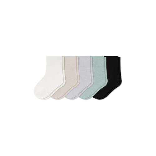 Bamboo Quarter Socks Combo 5-Pack in Neutral | 6-12 months