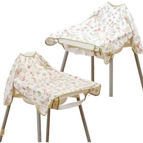 Happy Flute Long Sleeve Baby Bib-Mess Proof Baby Feeding Bibs with Adjustable Design for Babies during Eating or Highchair