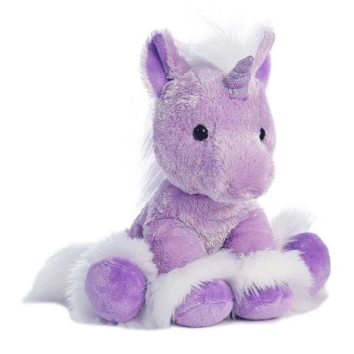 Aurora Medium Dreaming Of You Unicorn Fantasy Enchanting Stuffed Animal Purple 12"