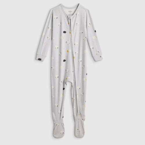 3-6M Bamboo Footie Pajama - Baby in Colorful Dinos