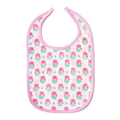 Geranium Block Baby Bib | Joy Street Kids