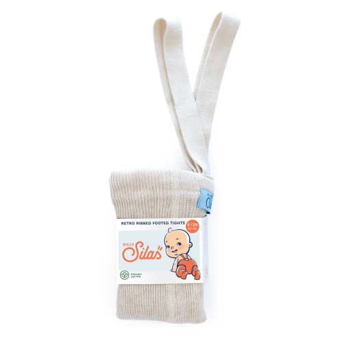 Silly Silas I Footed tights with braces I Cream Blend