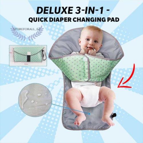 Travel Deluxe 3-in-1 Clean Hands Changing Pad