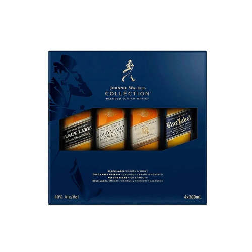 Johnnie Walker The Collection 4Pk 200ml | Scotch Gift Set – The Liquor Barn