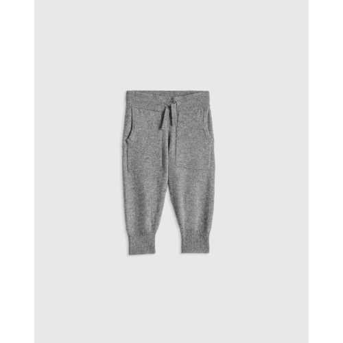 Washable Cashmere Jogger - Baby in Heather Grey