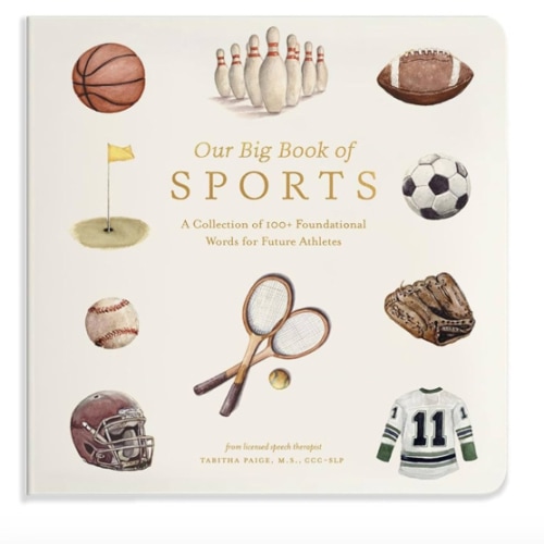 Our Big Book of Sports: A Collection of 100+ Foundational Words for Future Athletes (Tabitha Paige Children's Book Series)