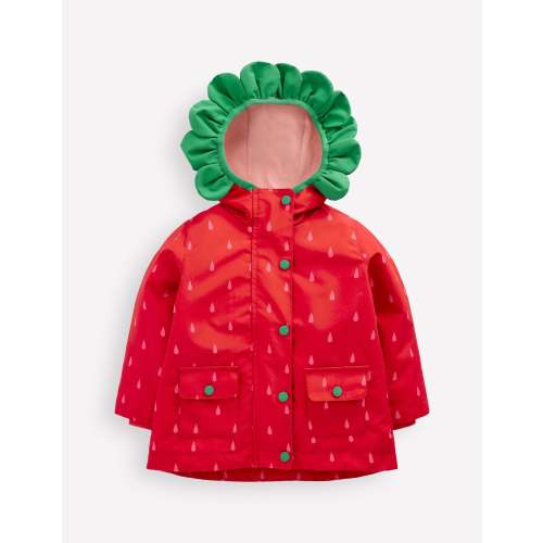 Novelty Fisherman Coat-Strawberry