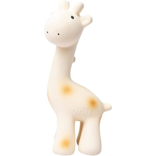 Giraffe Organic Natural Rubber Rattle, Teether & Bath Toy