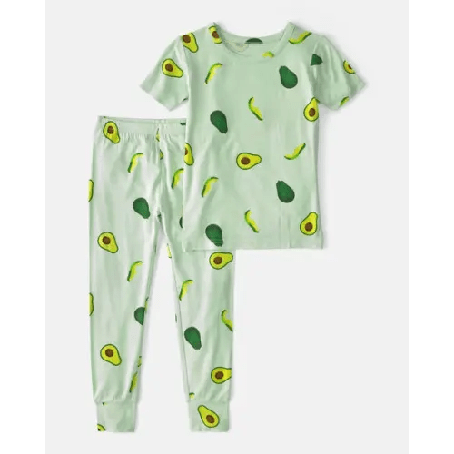 Baby Avocado PurelySoft 2-Piece Pajama Set - Green 12M