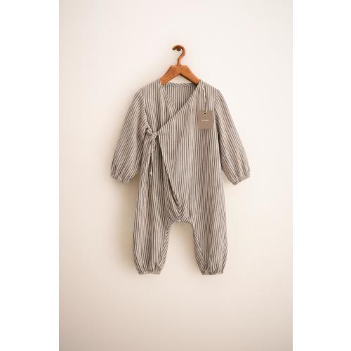 ZARA TIMELESS - STRIPED LONG JUMPSUIT - Ecru | ZARA United States