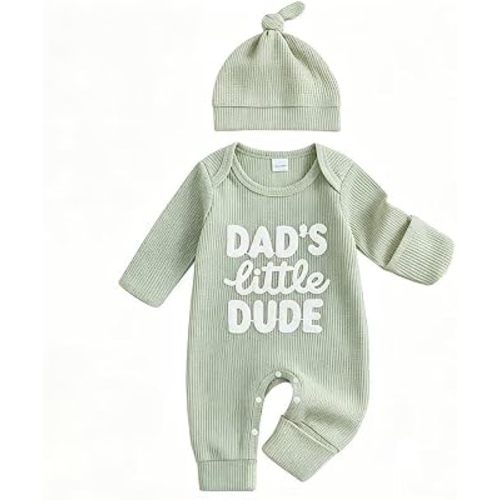 Newborn Baby Boy Fall Outfit Romper Jumpsuit Bodysuit Infant Clothes