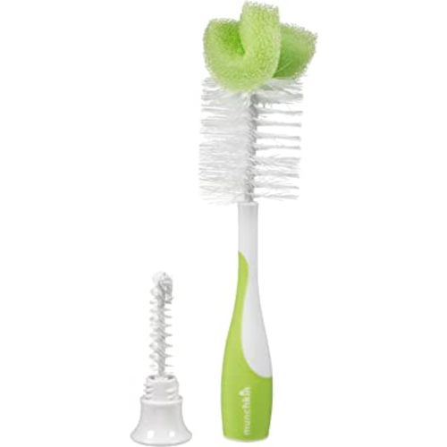 Munchkin Bottle and Nipple Brush, Colors May Vary