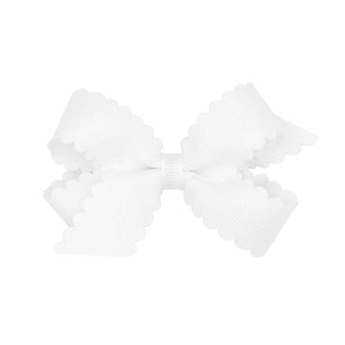 Mini Scallop Hair Bow