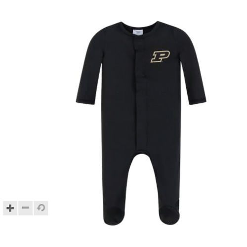Purdue Magnetic Onesie, 3-6 months