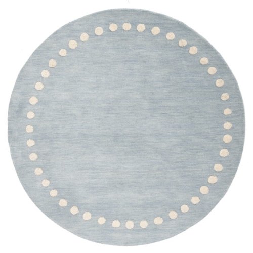 Gosselin Handmade Wool Blue Area Rug
