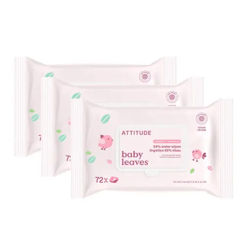 99% Water Wipes for Baby | ATTITUDE