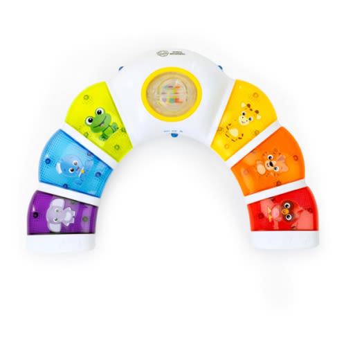 Baby Einstein Glow & Discover Light Bar Musical Activity Station and Tummy Time Toy, Montessori Cause and Effect Early Learning for 3-36 months