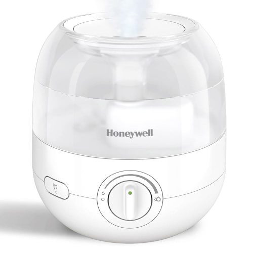 Honeywell Mini Cool Mist humidifier, Easy to Fill and Clean, humidifier for small Bedroom, Kids Rooms, or office. Ultra Quiet Operation and Auto Shut-Off - White, HUL525W