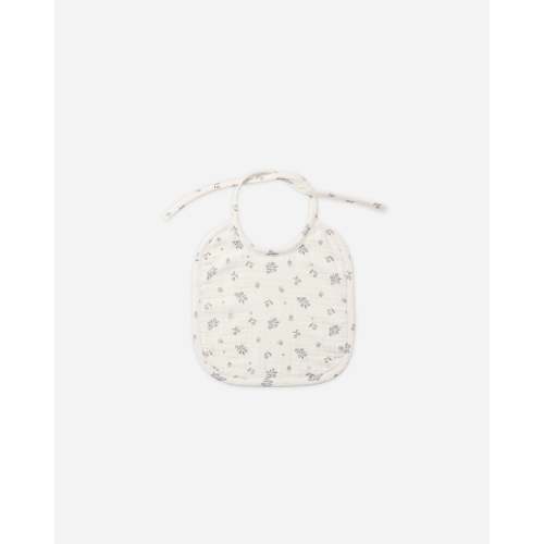 Woven Tie Bib Fall Floral