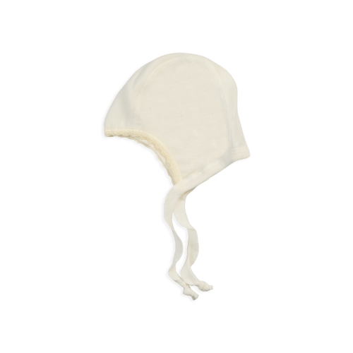 Baby merino wool bonnet in Nature - $13.99 - Dilling
