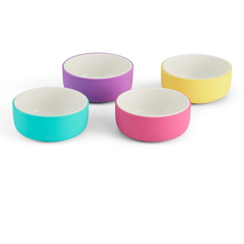 Porcelain Bowl with Silicone Sleeves