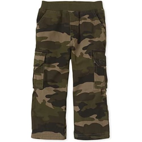 The Children's Place Baby Toddler Boys Pull on Cargo Pants