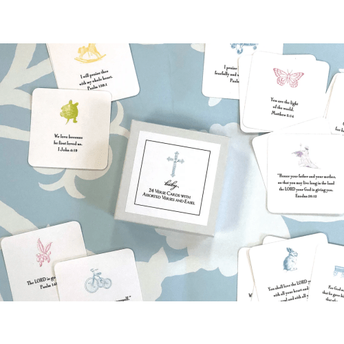 Baby 24 Verses Cards & Easel