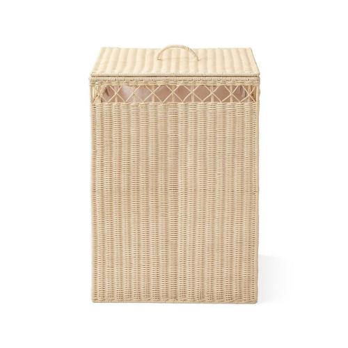 Farley Wicker Lidded Hamper | Serena and Lily