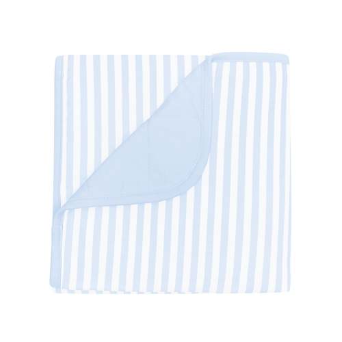 Baby Blanket in Small Mist Stripe 1.0