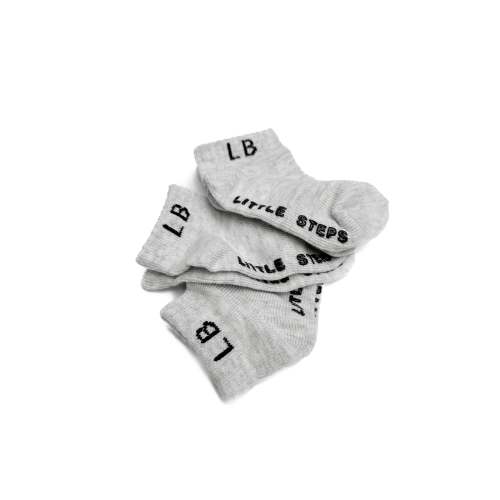 Ankle Sock 3-Pack - Light Heather Grey