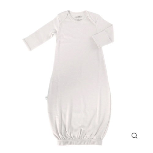 Merino Wool Baby Gown |Natural Merino Wool Baby Sleepwear – Woolino
