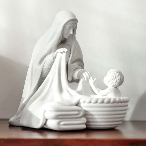 Hidden Moments Collection: Laundry with Jesus Catholic Mary Statue