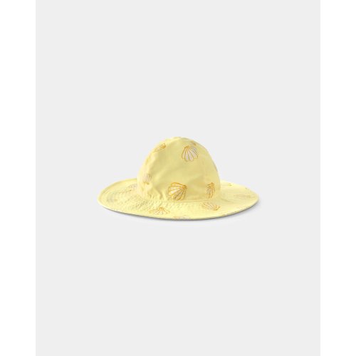 Baby Girl Seashell Reversible Swim Hat - Yellow | Carter's