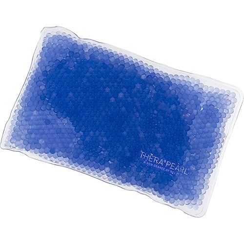 TheraPearl Reusable Hot Cold Pack, Sports Ice Size Pack with Gel Beads for Athletes, Flexible Hot & Cold Compress for Arthritis Pain Relief, Swelling, Sports Injuries, Cooling & Heating Pad