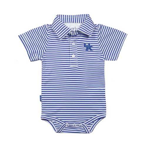 Kentucky Wildcats Garb Infant Carson Polo Bodysuit - Royal/White