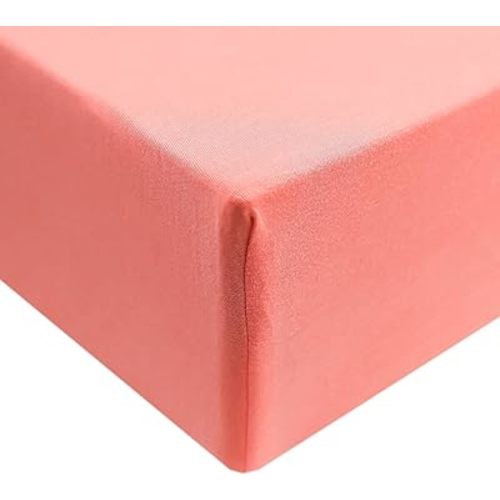 Stella Copper Pearl Premium Knit Crib Sheets - Breathable and Soft, Fitted Sheets for Standard Mattresses, Perfect for Baby Registry or Shower Gift