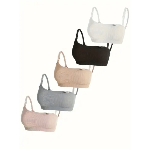 womens seamless nursing bra five piece set women's clothing - Temu