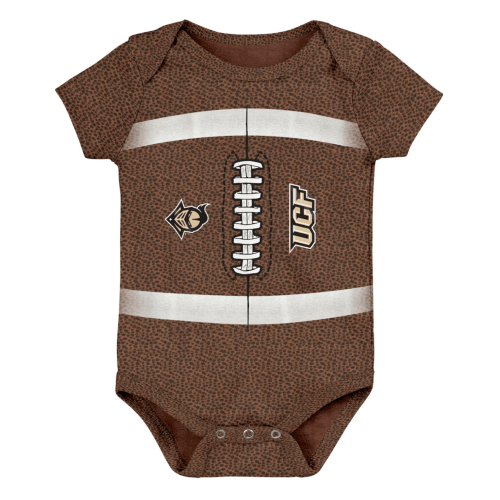 Brown UCF Knights Catch Me Football Bodysuit